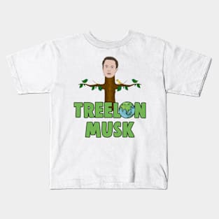 Elon 'Treelon' Musk Planting Trees To Save The World Kids T-Shirt